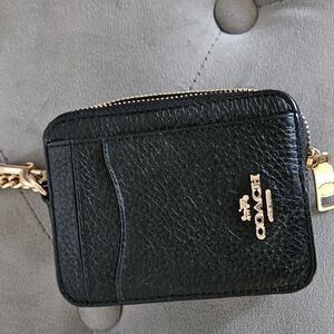 Coach Black Leather Wallet